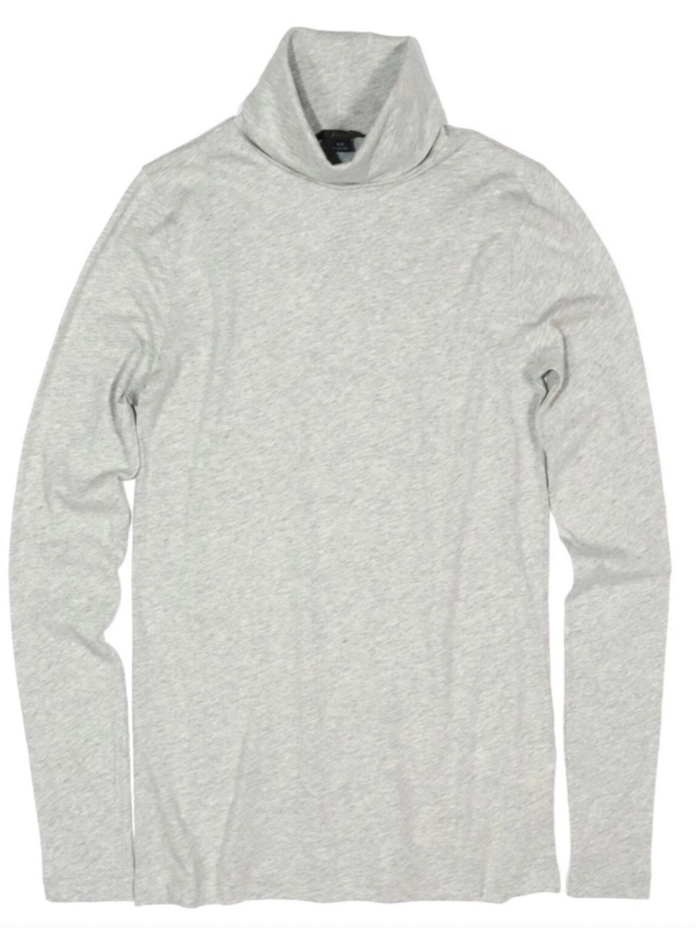 J. Crew Light Gray Turtleneck Long Sleeve Top